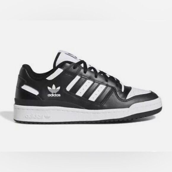 ✨SALE - Adidas Forum Low Black Men’s Sneaker Size 7.5 New in Box Blac… - Picture 1 of 7